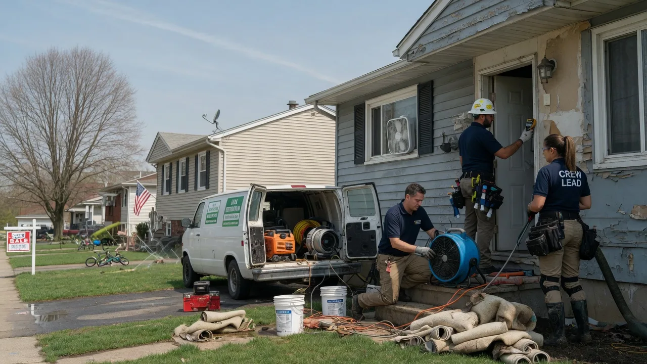 Flood Cleanup in North Bend, PA near me